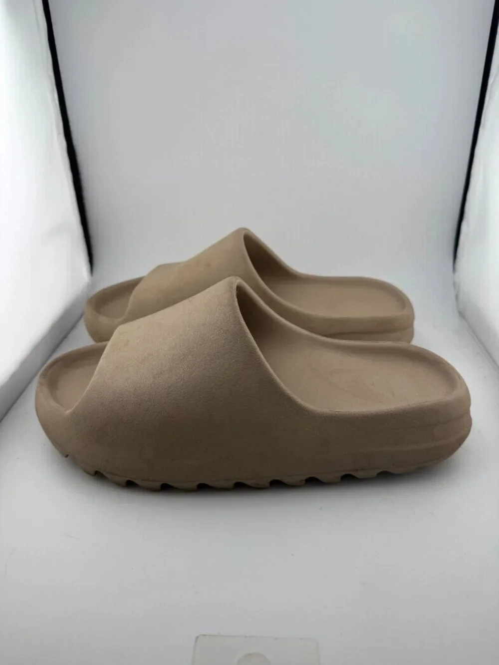 WORN adidas Yeezy Slide “Pure” Slides Size 8M No Box